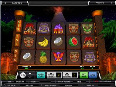Volcano Bonus Online Slot Machine