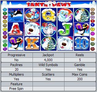 Santa Paws Online Slot Machine