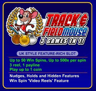 Track and Fieldmouse Online Slot Machine