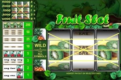 Fruit Slot (5 lines) Online Slot Machine