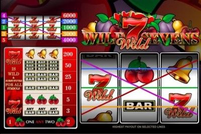 Wild Sevens (5 lines) Online Slot Machine