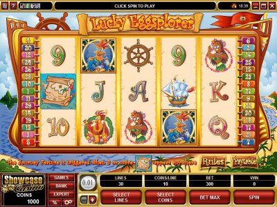 Lucky Eggsplorer Online Slot Machine