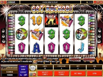 Get Rocked! Online Slot Machine