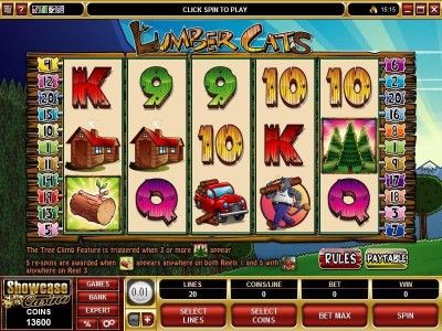 Lumber Cats Online Slot Machine