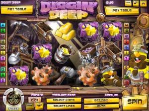 Diggin Deep Online Slot Machine