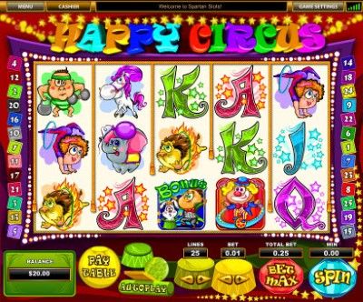 Happy Circus Online Slot Machine