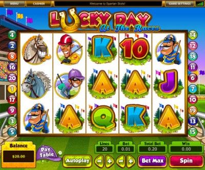 Lucky Day at the Races Online Slot Machine
